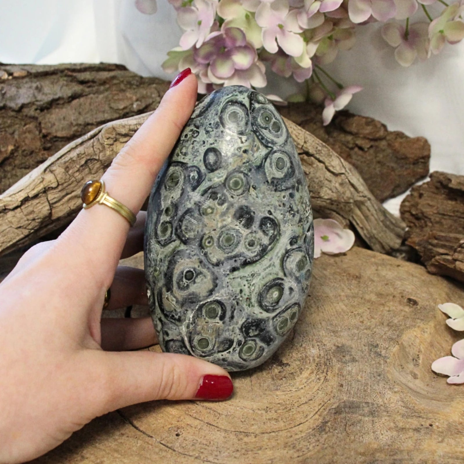 Jaspis kamballa (eldariet) sculptuur nr.15