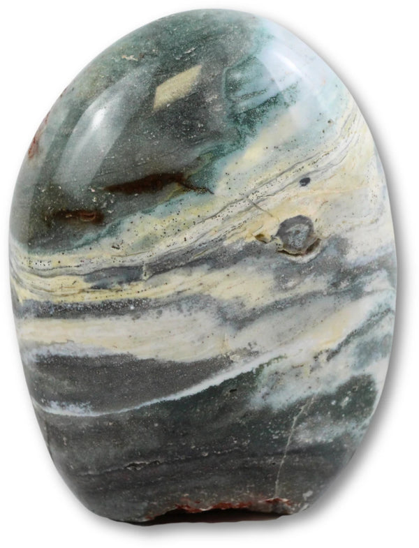 Jaspis oceaan edelsteen sculptuur nr.04
