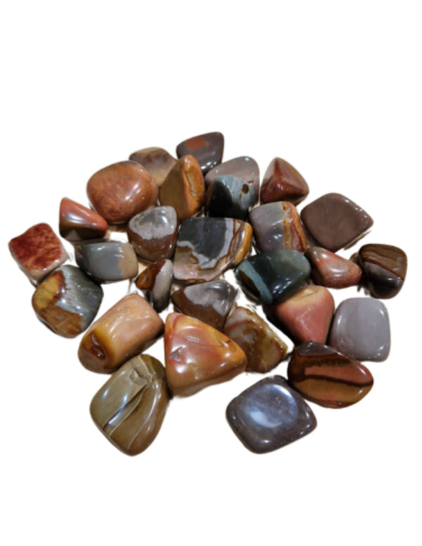 Jaspis Polychroom 250 gr. edelsteen trommelstenen (mt3)