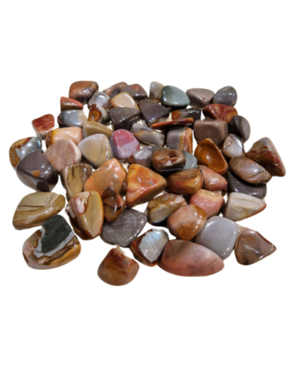 Jaspis Polychroom 500 gr. edelsteen trommelstenen (mt3)