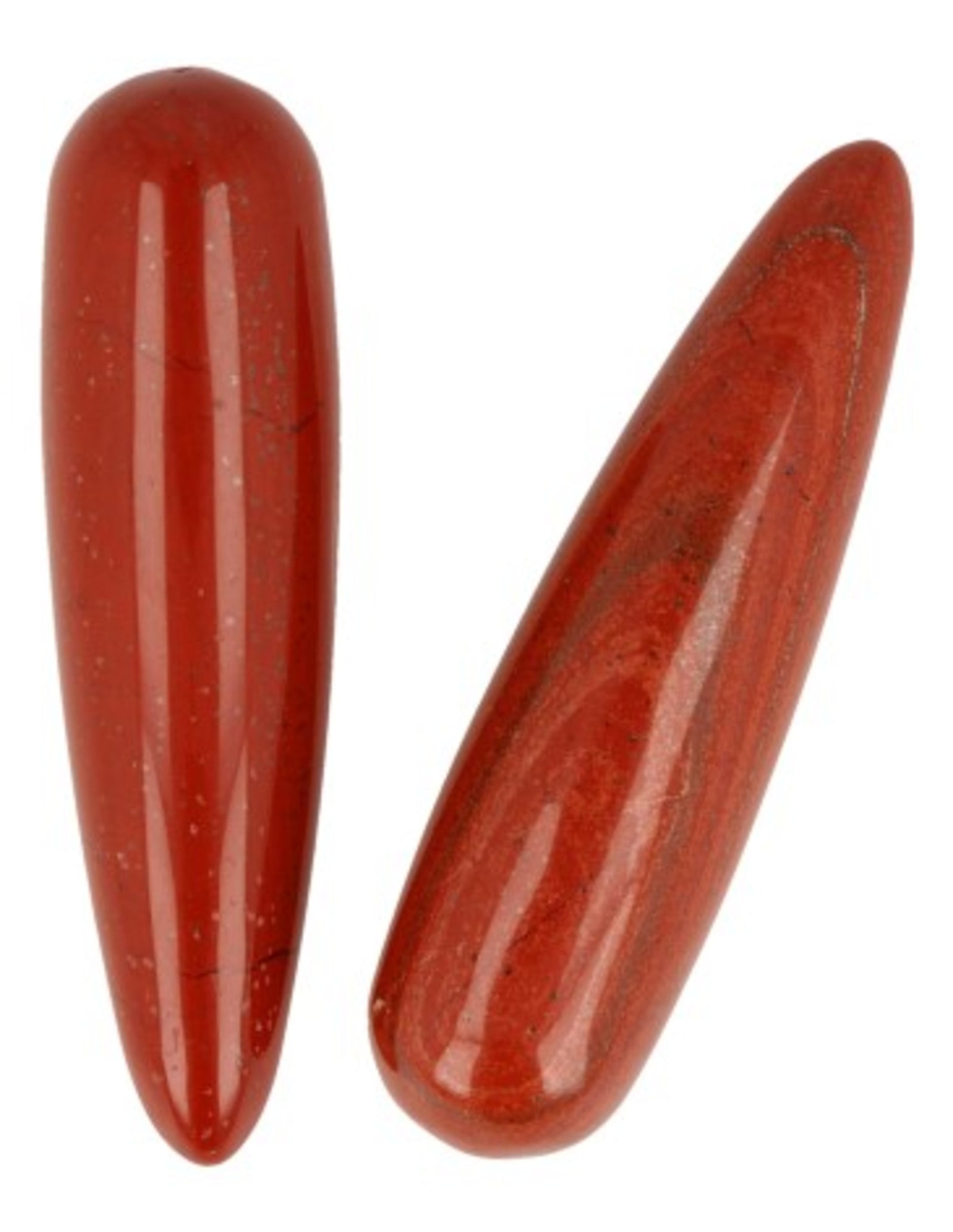 Jaspis rood massage griffel 7,5 cm