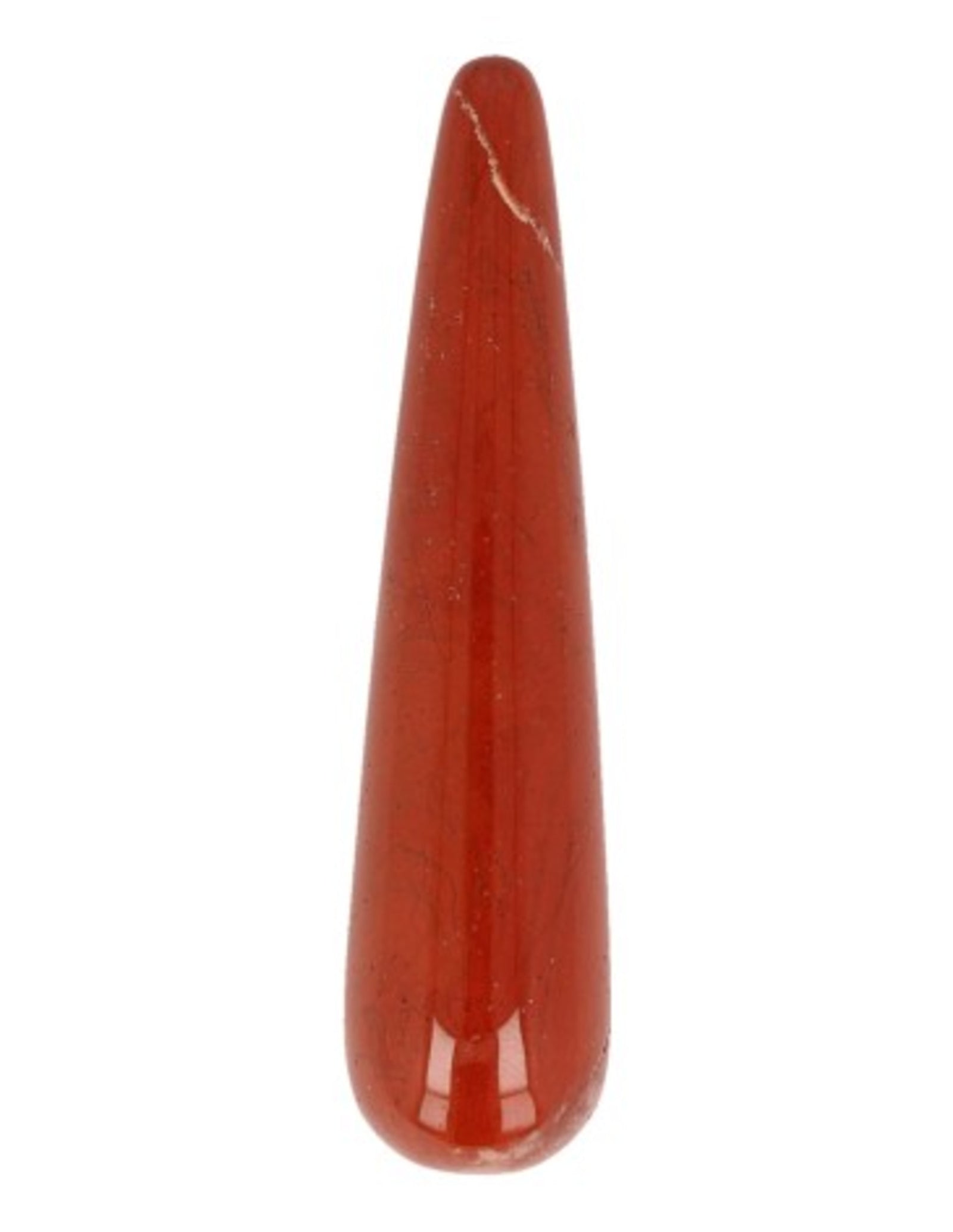Jaspis rood massage griffel 7,5 cm