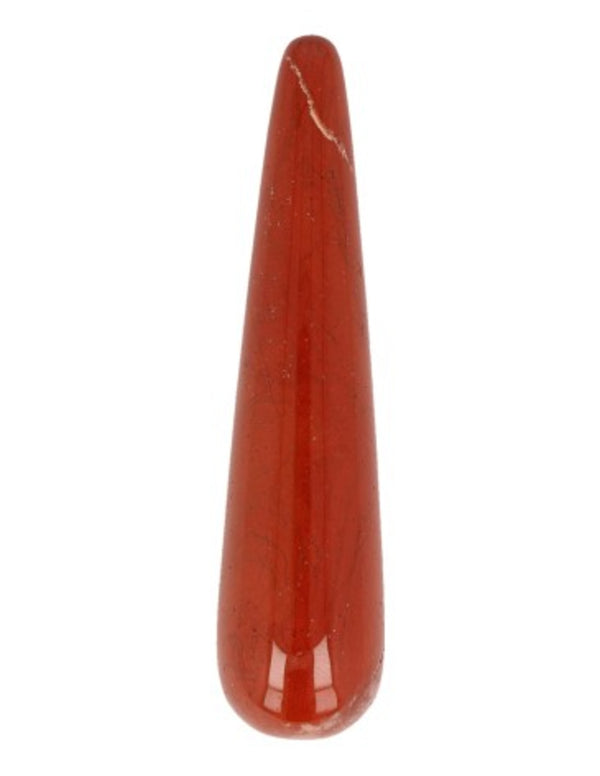 Jaspis rood massage griffel 7,5 cm
