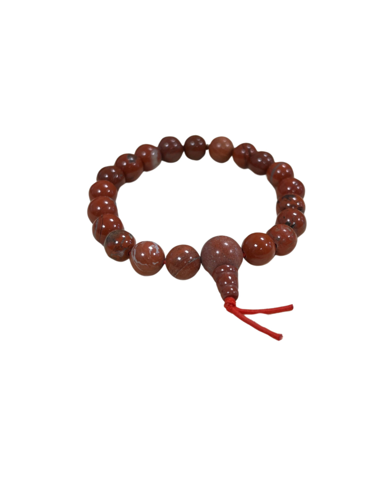 Jaspis rood powerbead armband + kaart