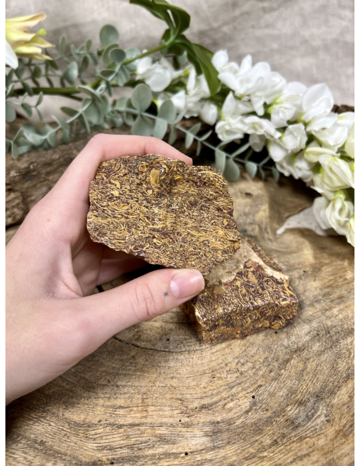 Jaspis slangen 500 gram ruwe brokken