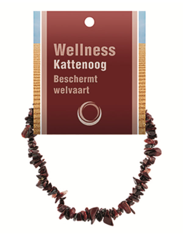 Kattenoog edelsteen splitarmband