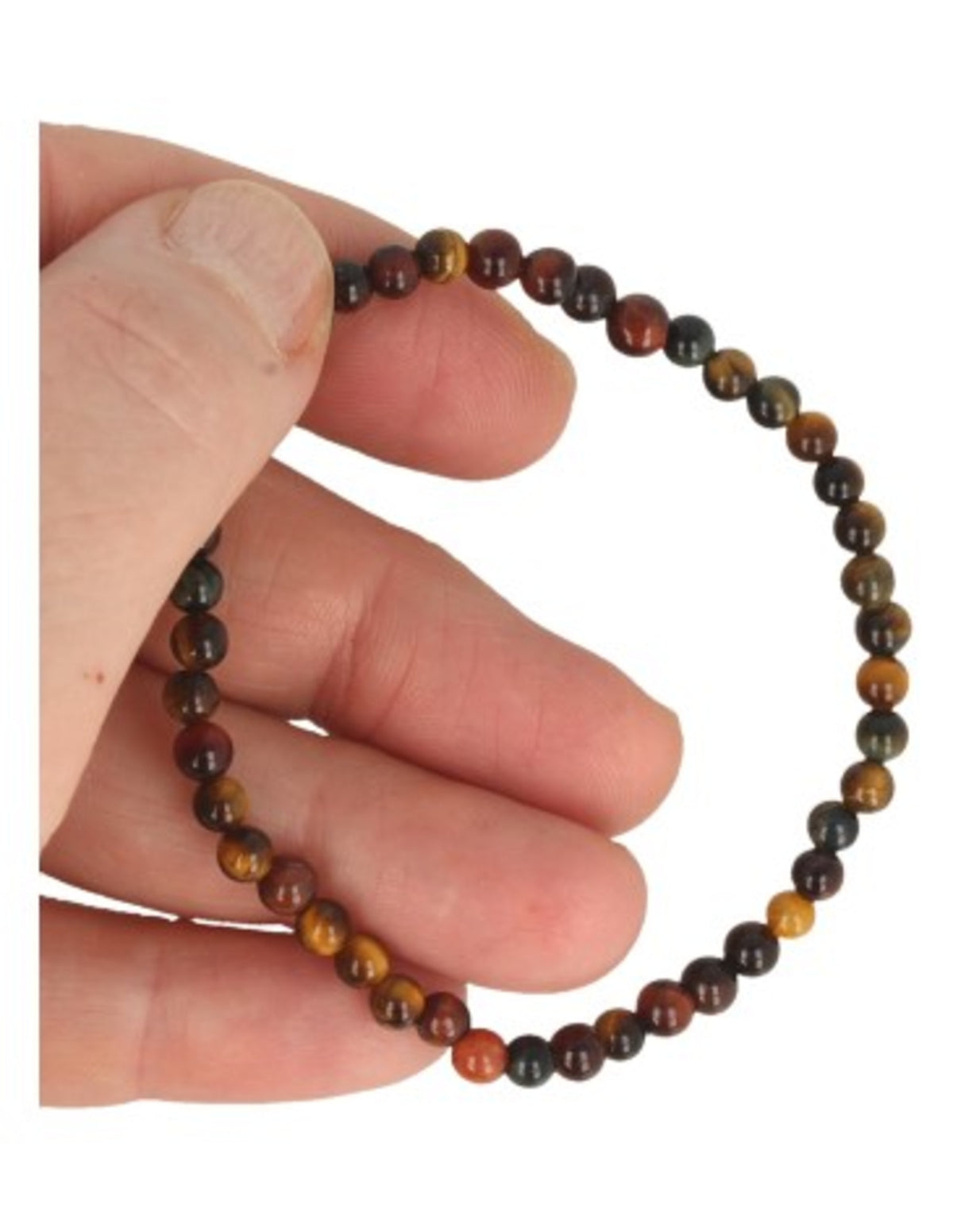 Katten/Tijger/Valkenoog kralenarmband 4 mm