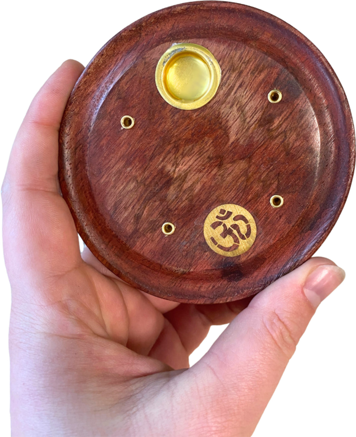 Kegel brander rond met Ohm - wierook houder