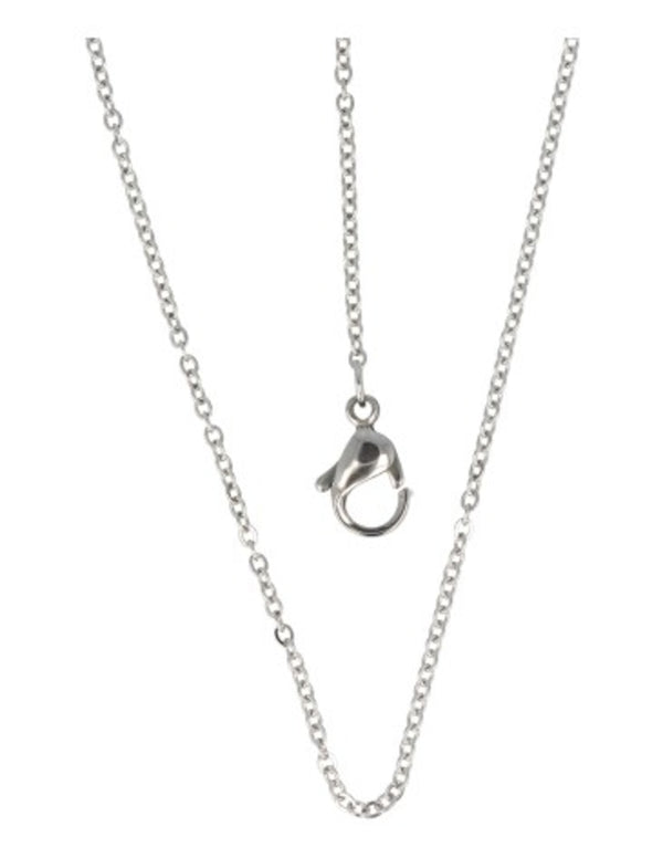 edelsteen ketting ankerschakel 1,6 mm 50 cm rvs