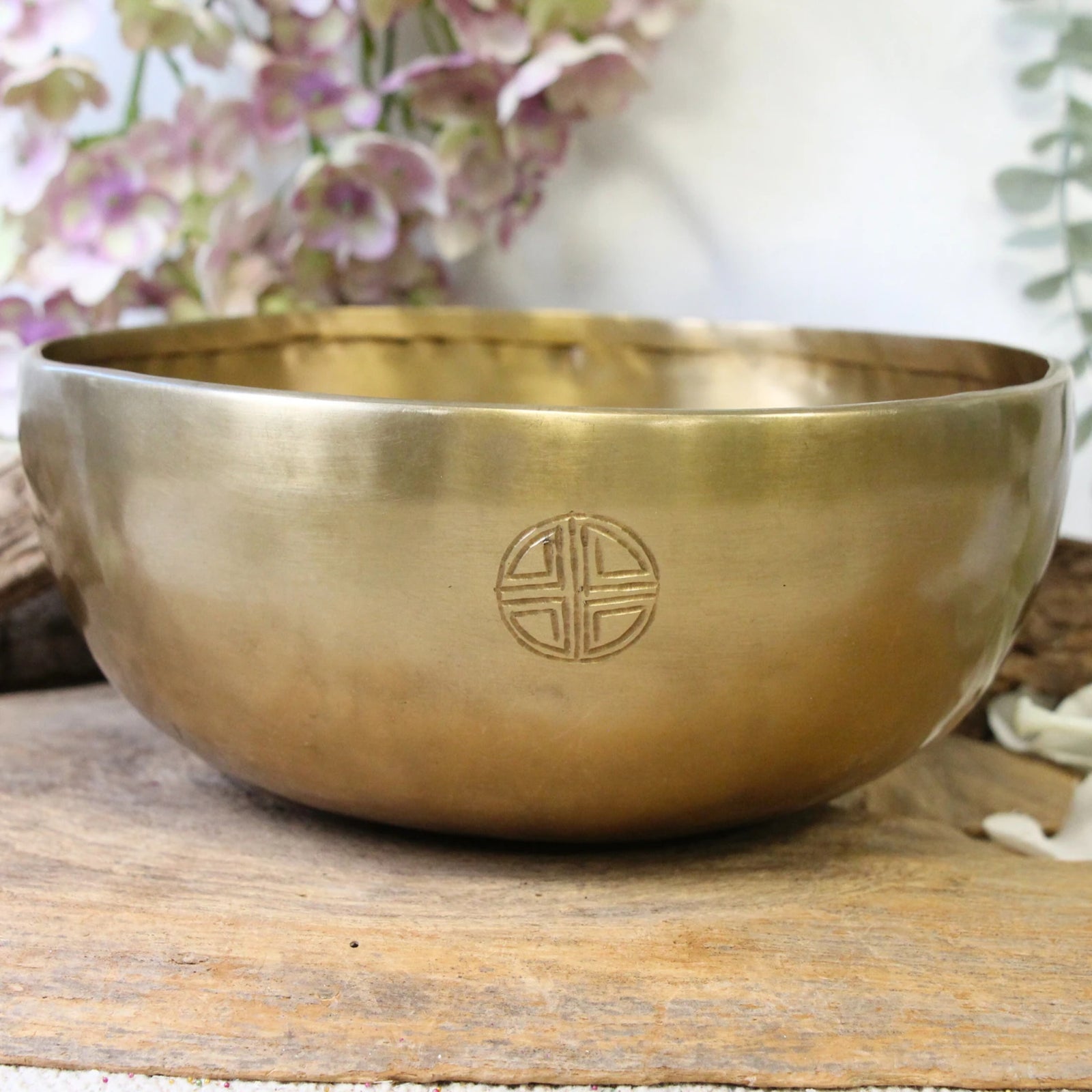 Klankschaal New Moon Gold 21-22 cm