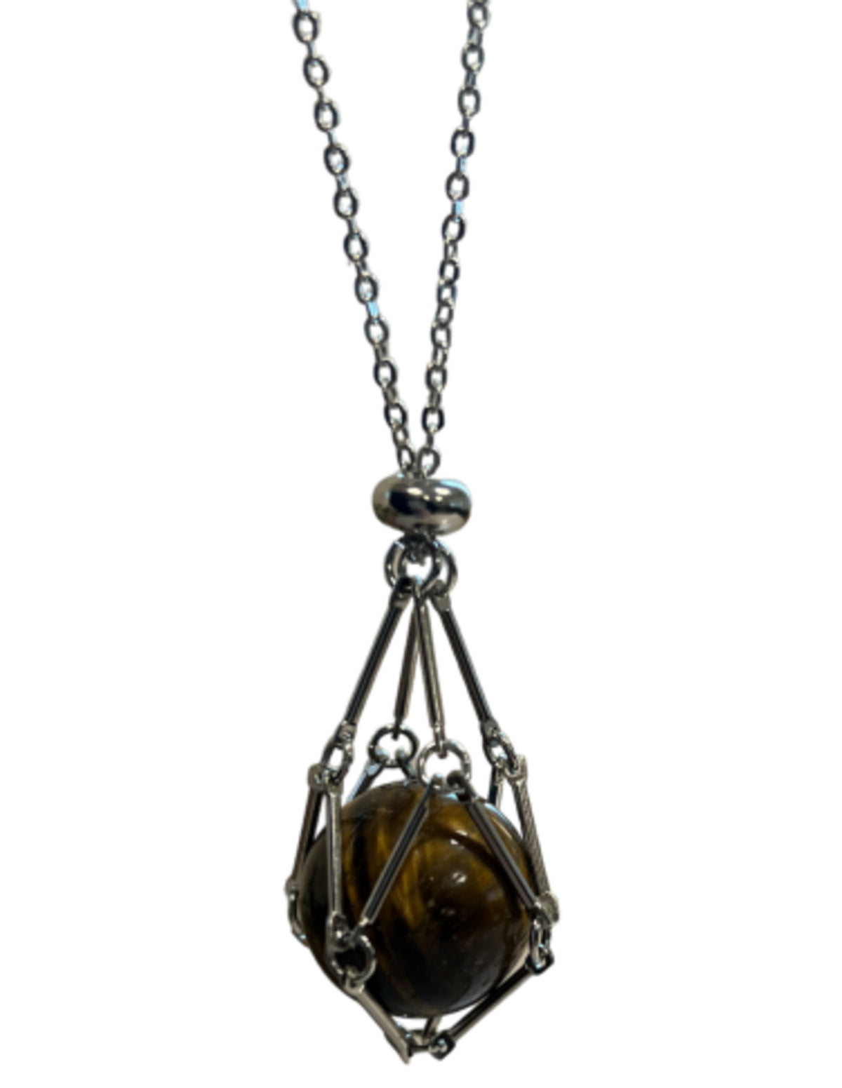 Kooihanger met ketting zilverkleur