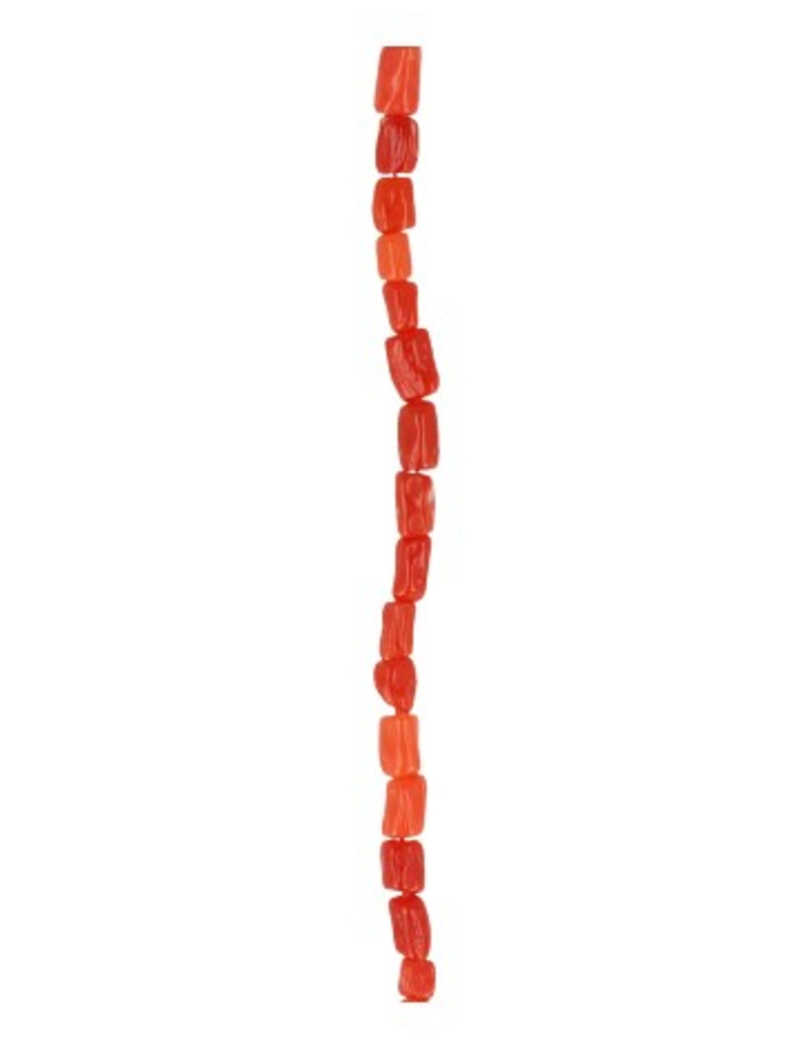 Koraal split kralen streng (imitatie)