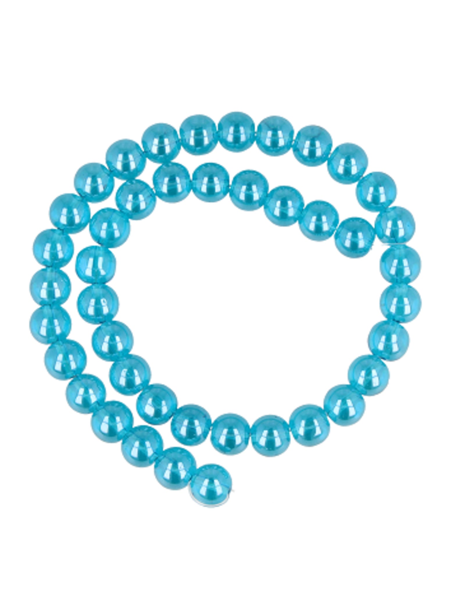 Kralen streng Aqua Aura 10 mm (gecoat)