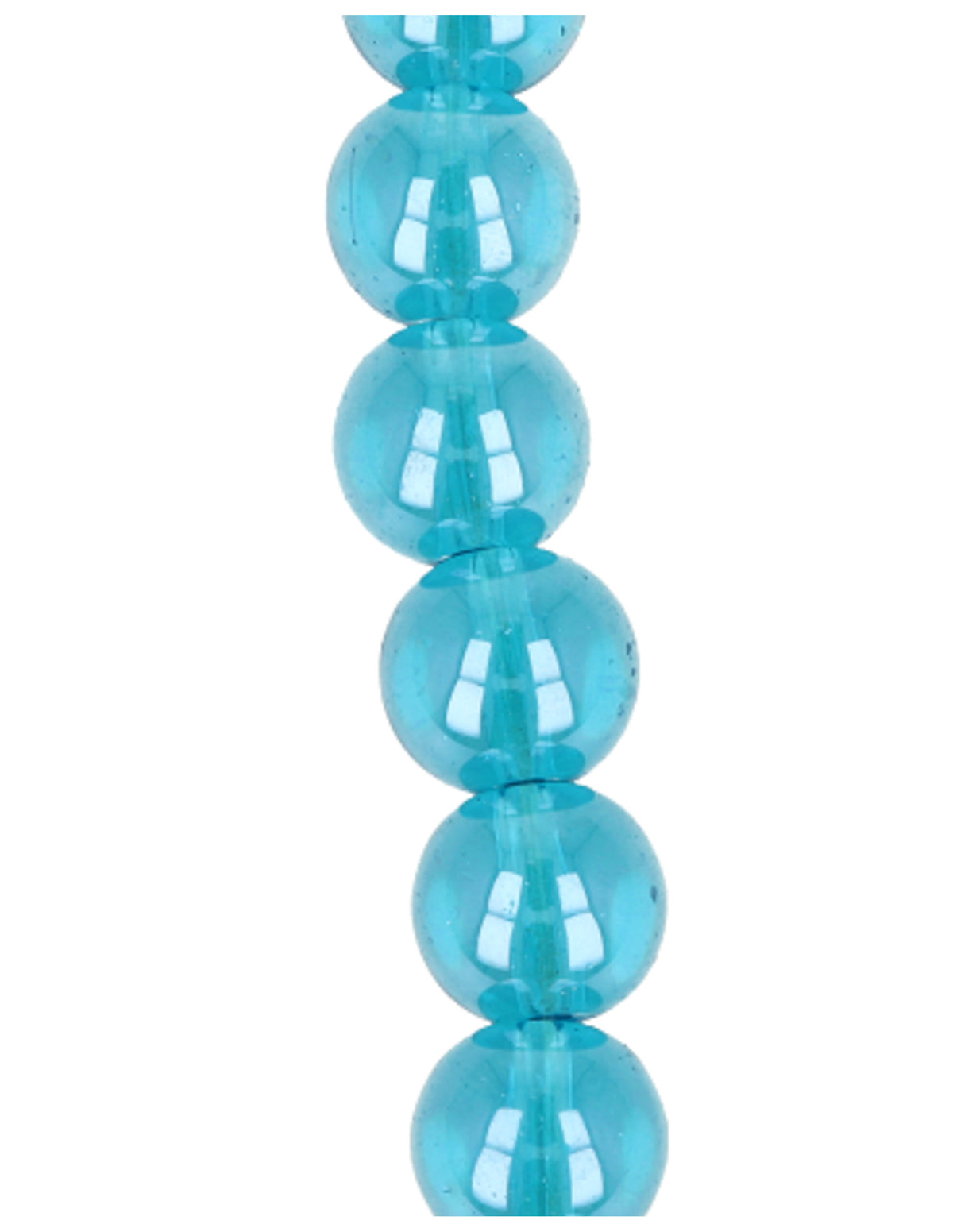 Kralen streng Aqua Aura 10 mm (gecoat)