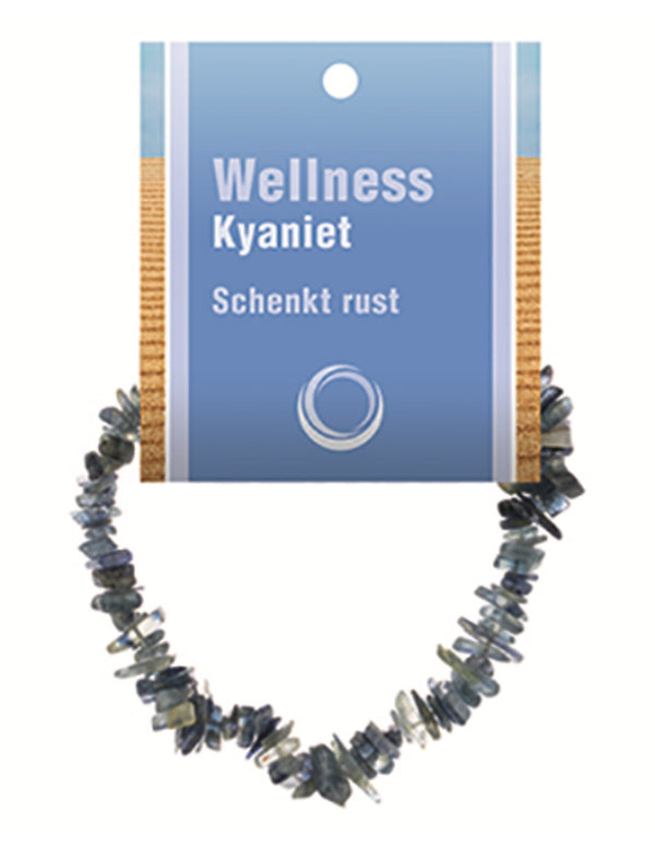 Kyaniet edelsteen splitarmband