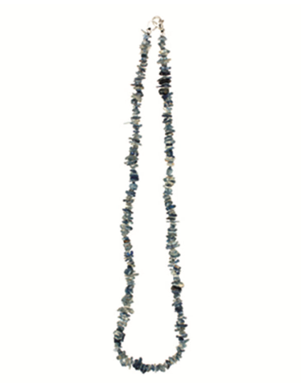 Kyaniet edelsteen splitketting