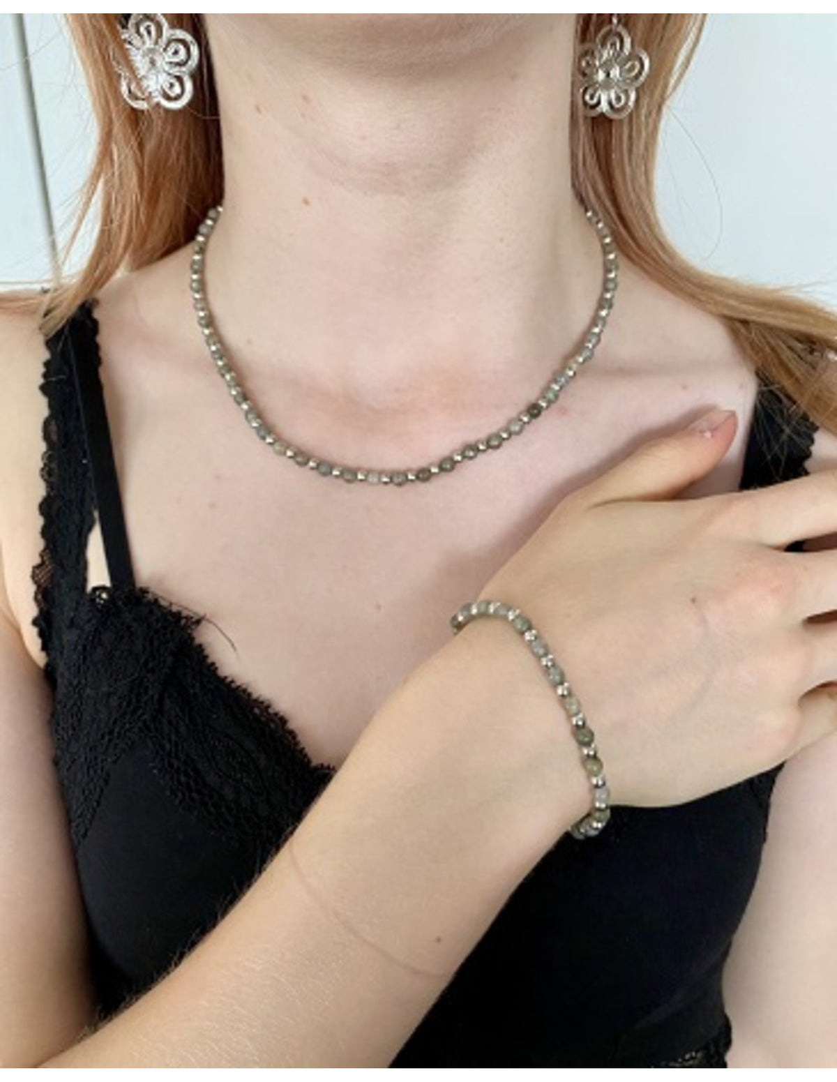 Labradoriet Ibiza love armband