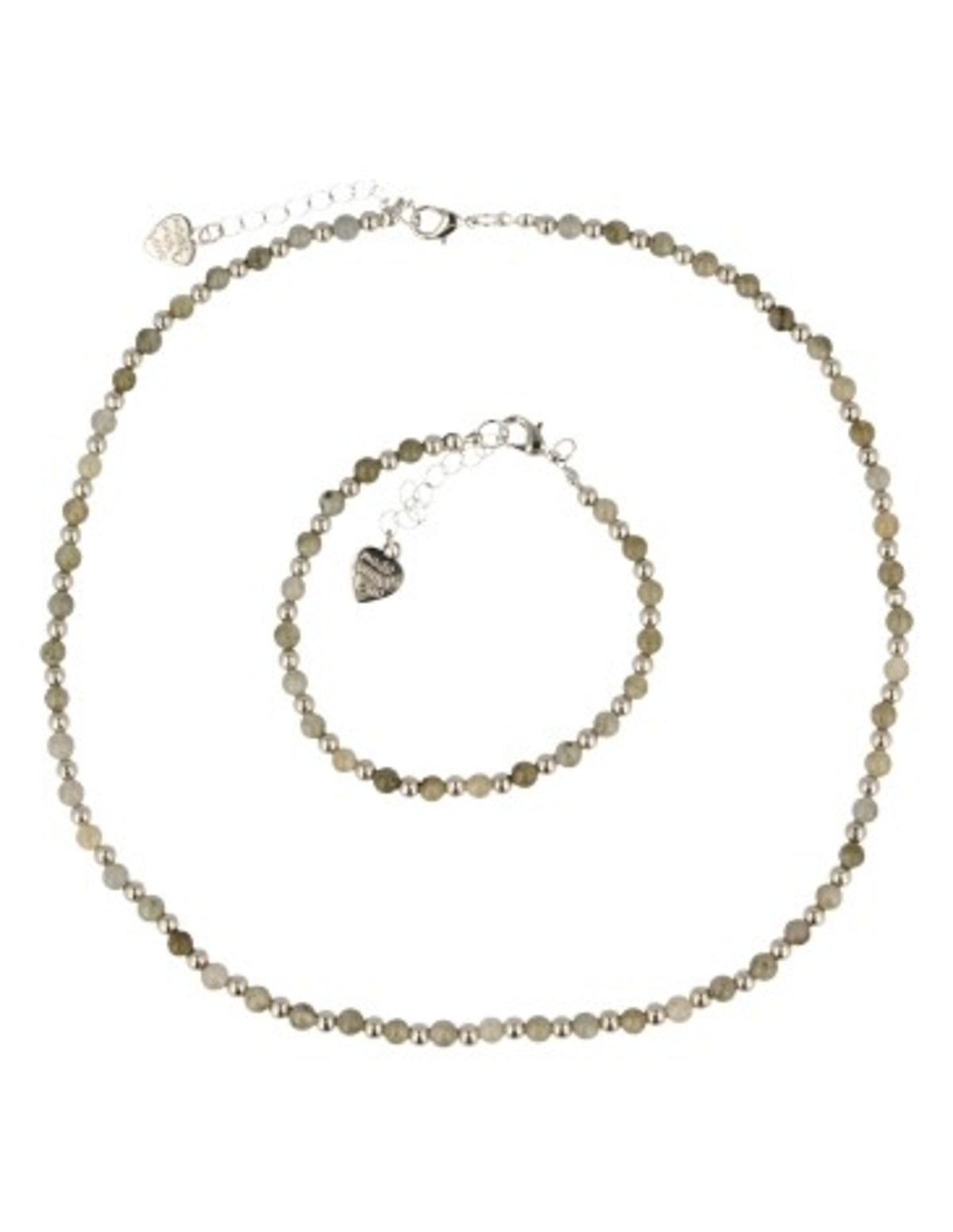 Labradoriet Ibiza love ketting