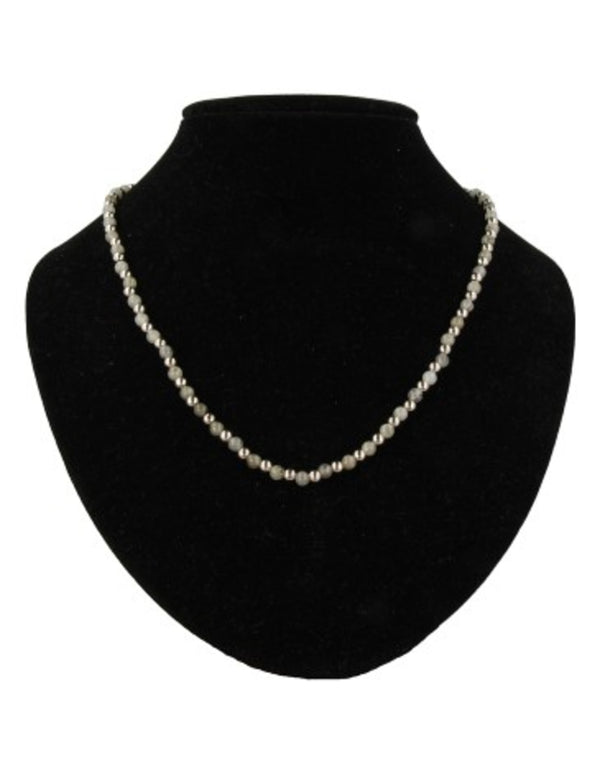 Labradoriet Ibiza love edelsteen ketting