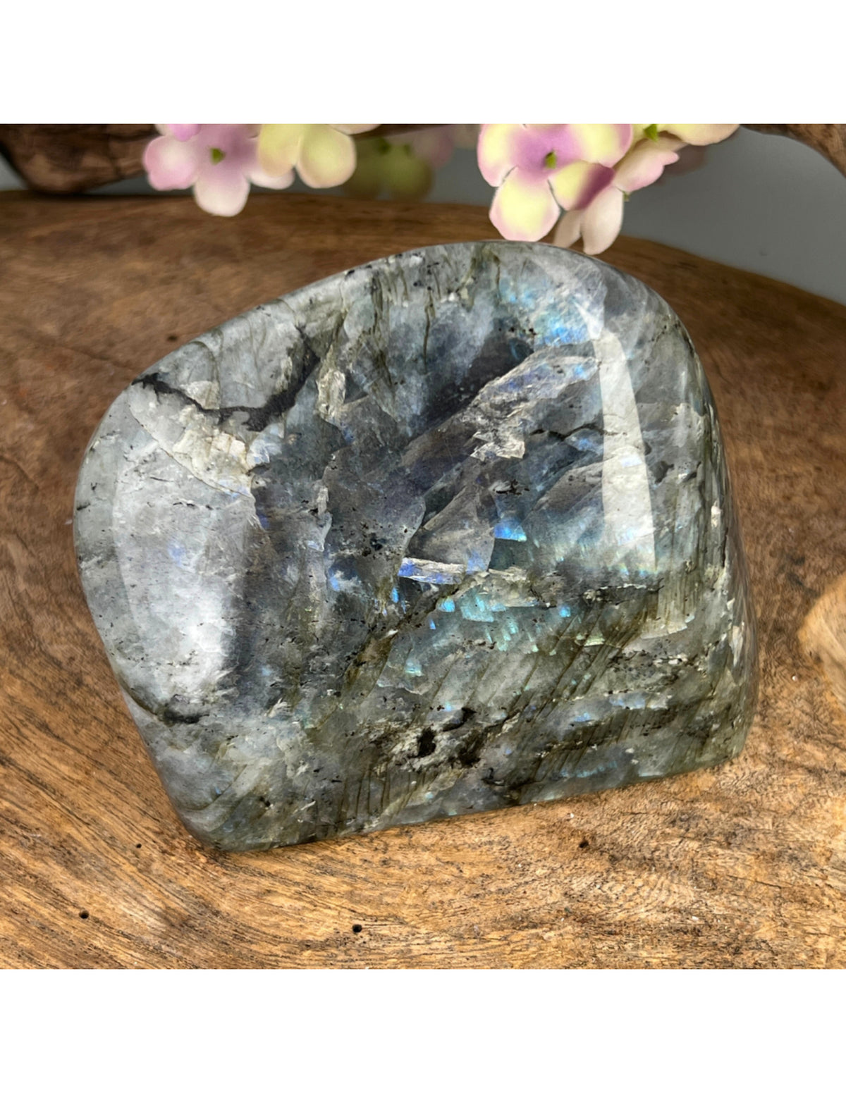 Labradoriet sculptuur roze nr.05