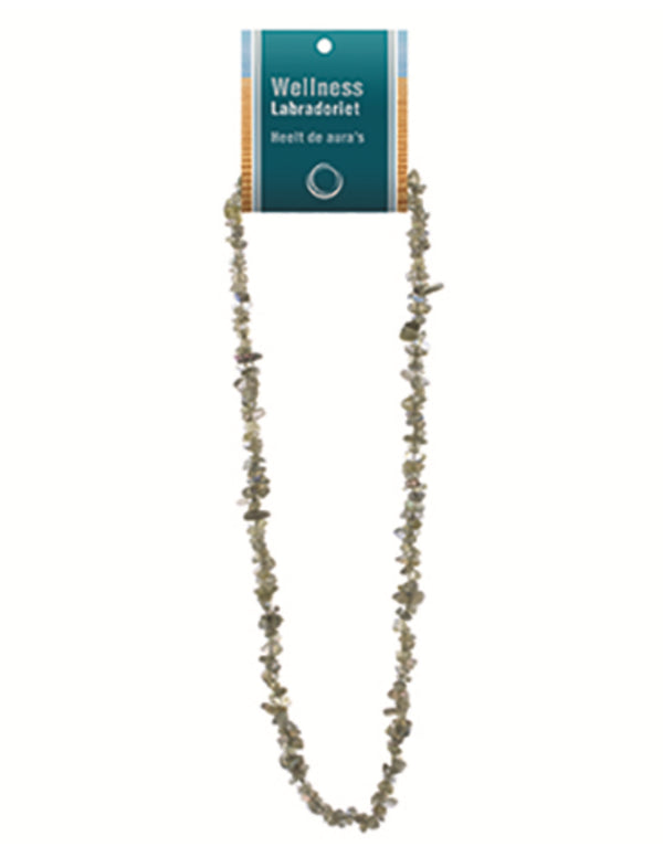 Labradoriet edelsteen splitketting