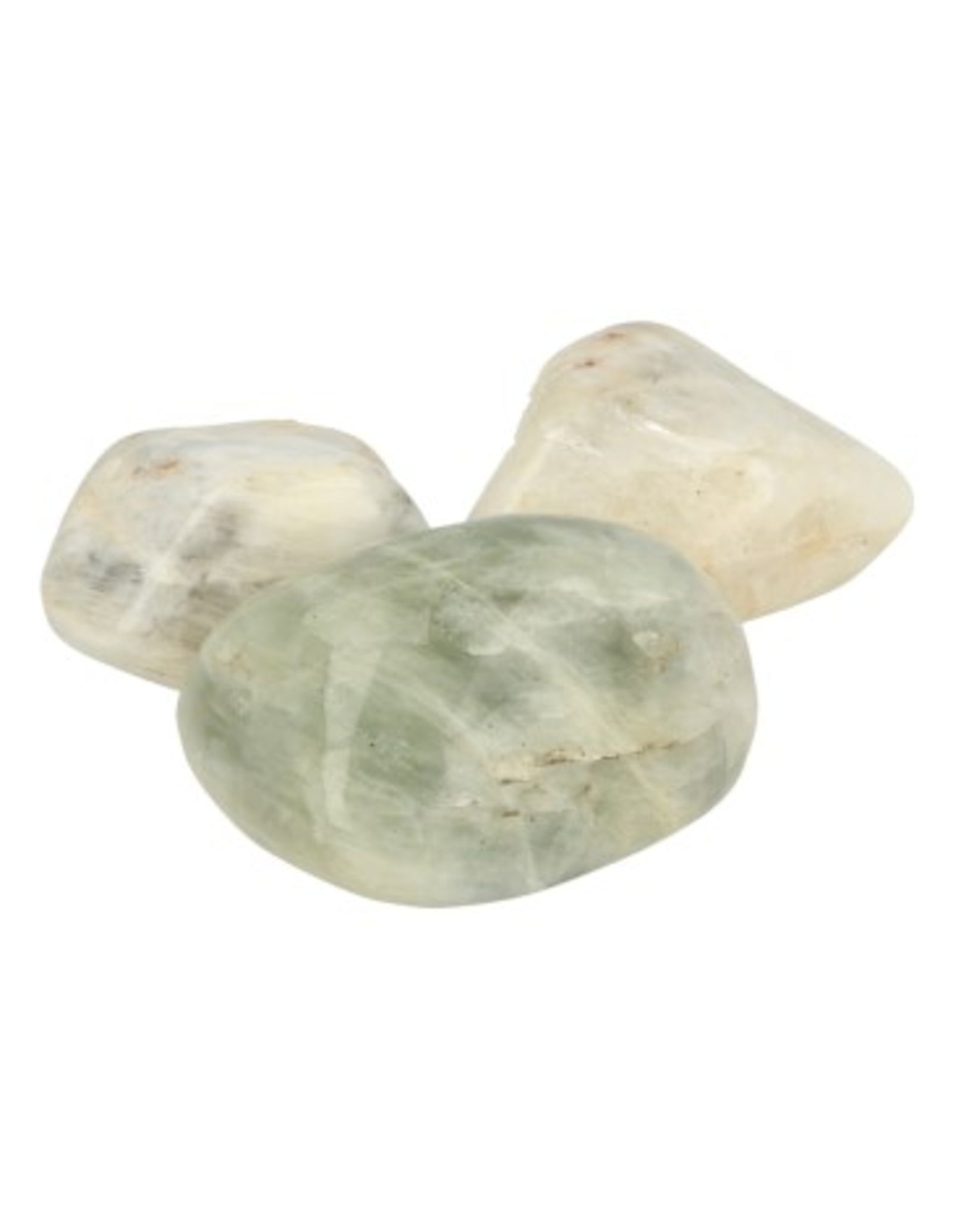 Labradoriet wit 250 gr. trommelstenen (mt3)