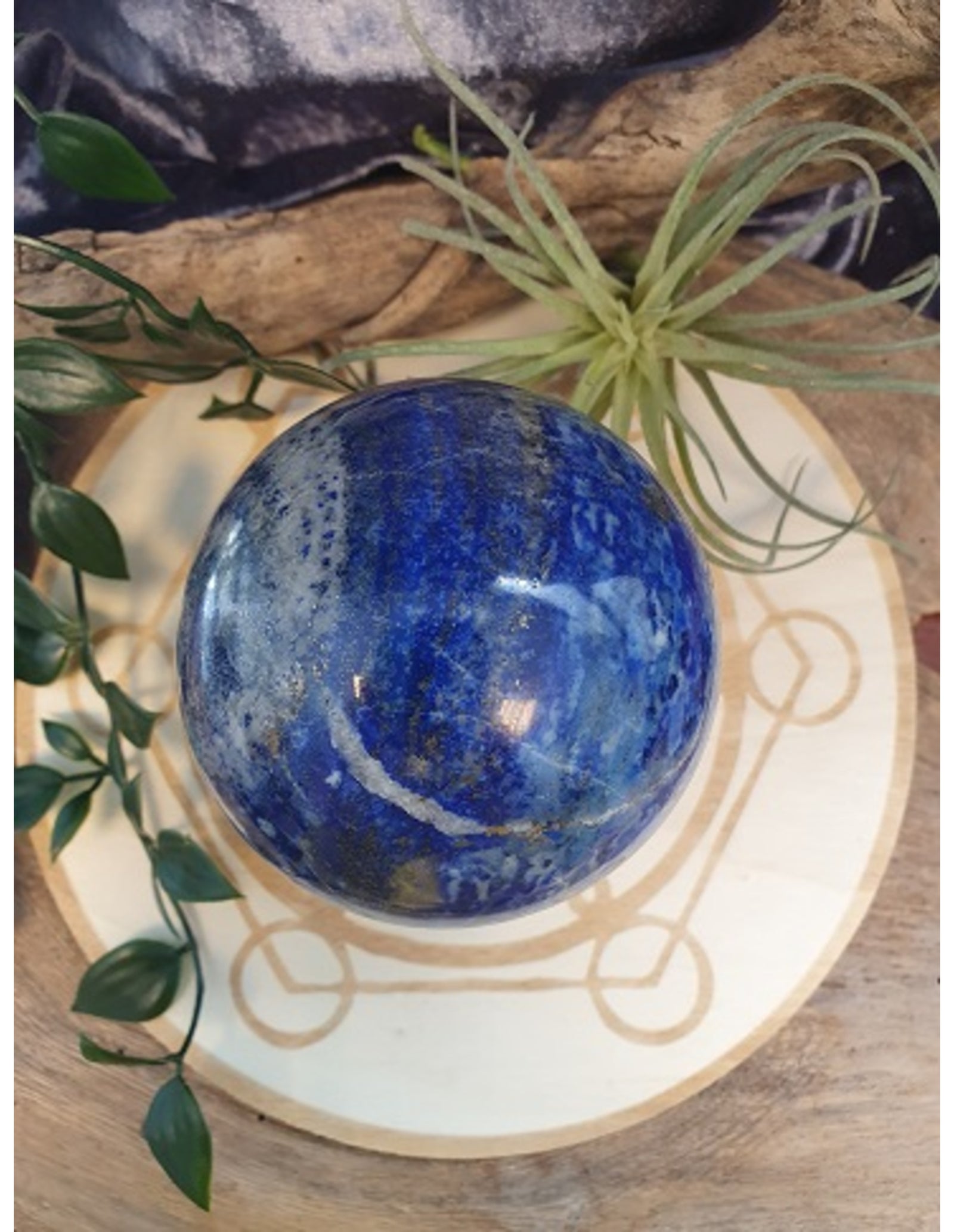 Lapis Lazuli edelsteen bol ca. 8,5 cm