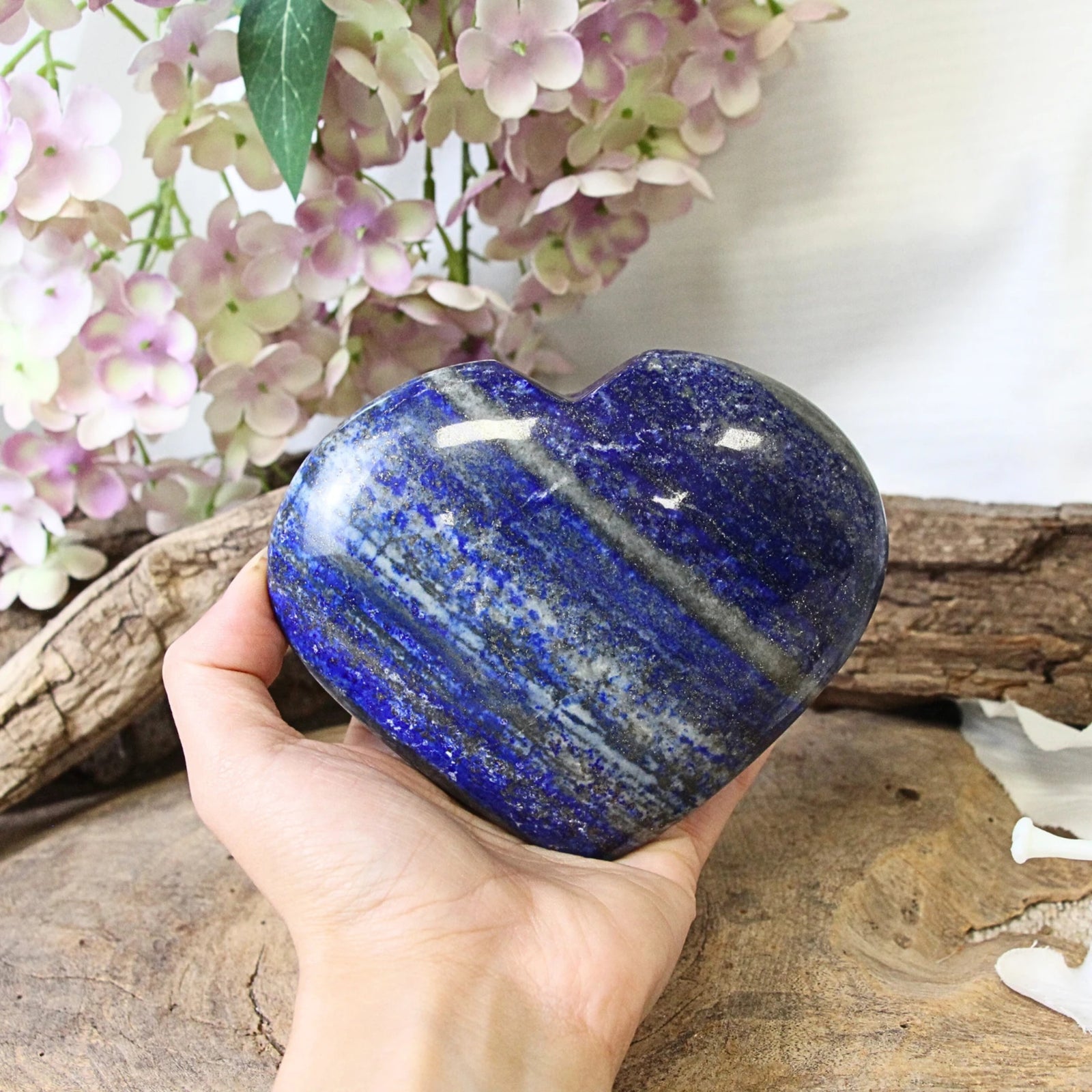 Lapis Lazuli edelsteen hart nr.26