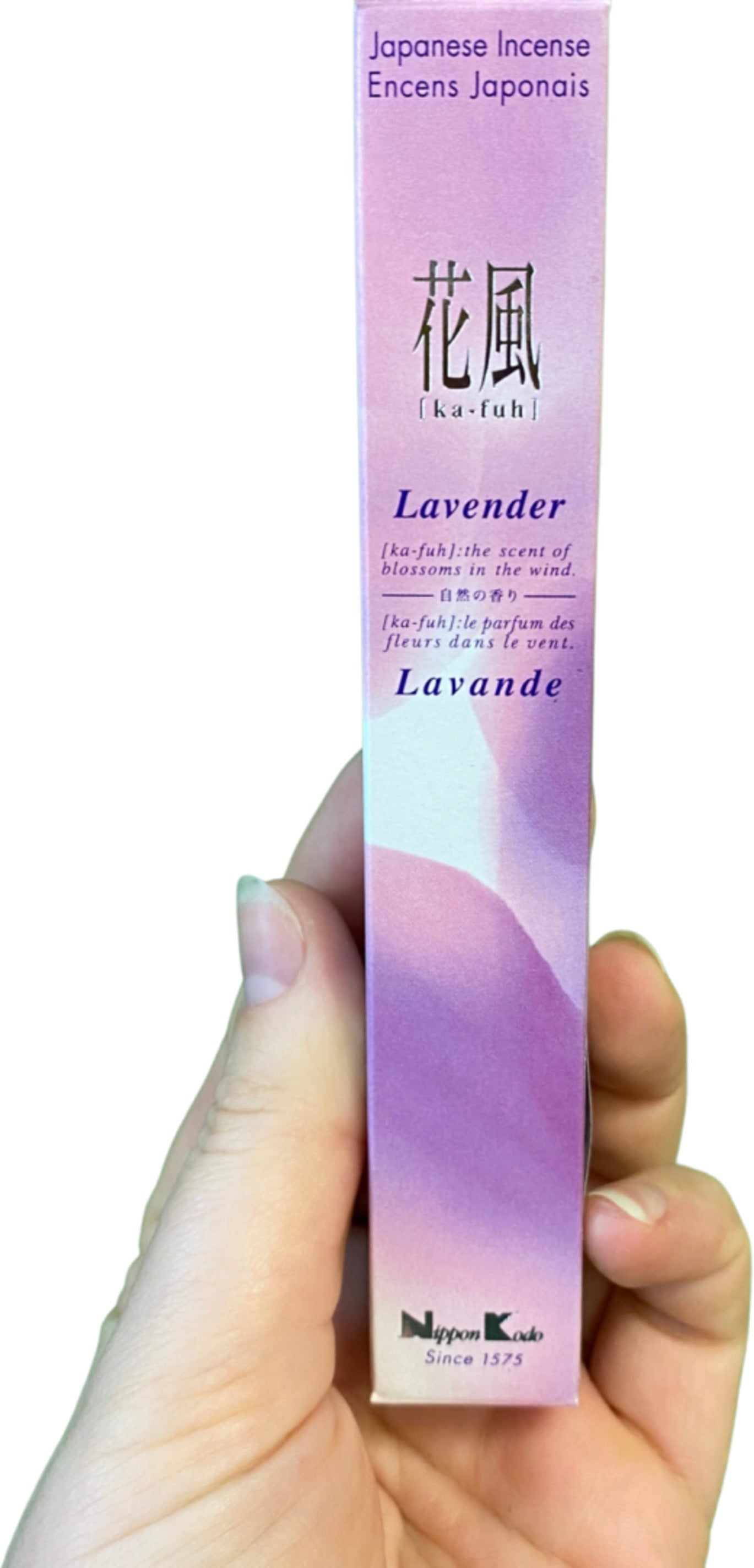 Lavender Ka-Fuh Nippon Kodo wierook stokjes