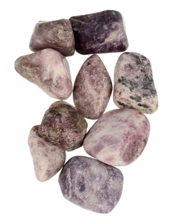 Lepidoliet 100 gr. edelsteen trommelstenen (mt3)