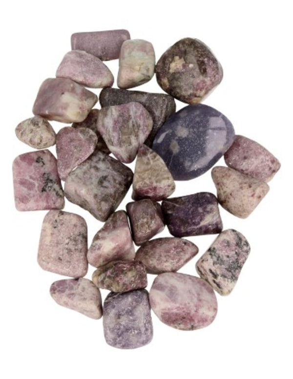 Lepidoliet 250 gr. edelsteen trommelstenen (mt3)