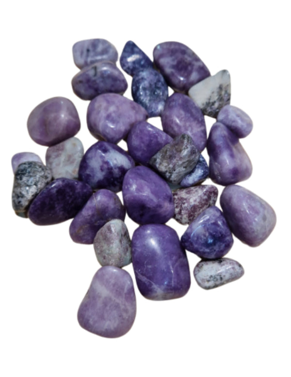 Lepidoliet edelsteen trommelstenen 500 gr. (mt3)