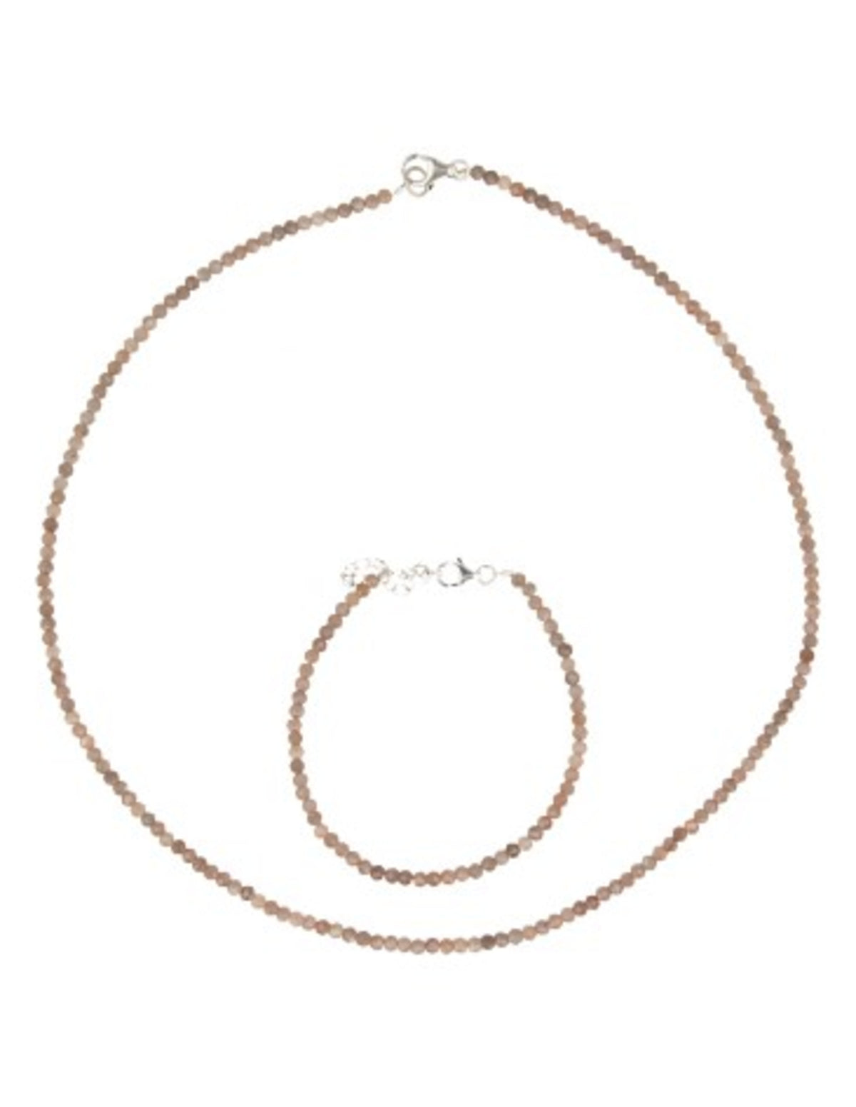 Maansteen oranje summer vibes armband