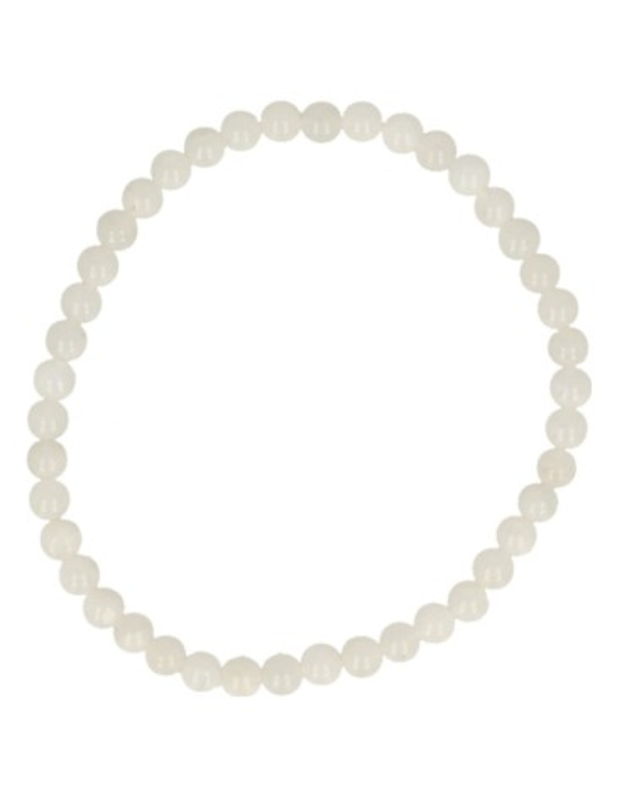 Maansteen regenboog kralenarmband 4 mm