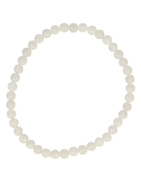 Maansteen regenboog kralenarmband 4 mm