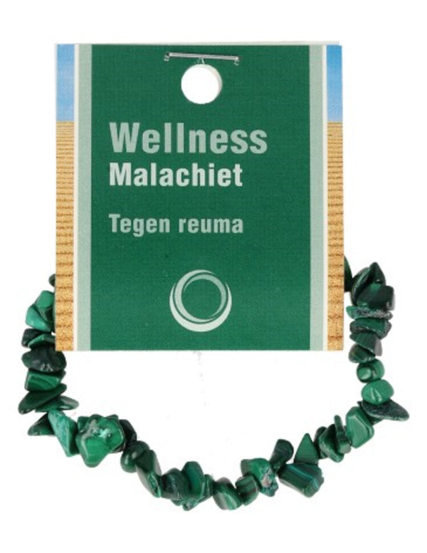Malachiet edelsteen splitarmband