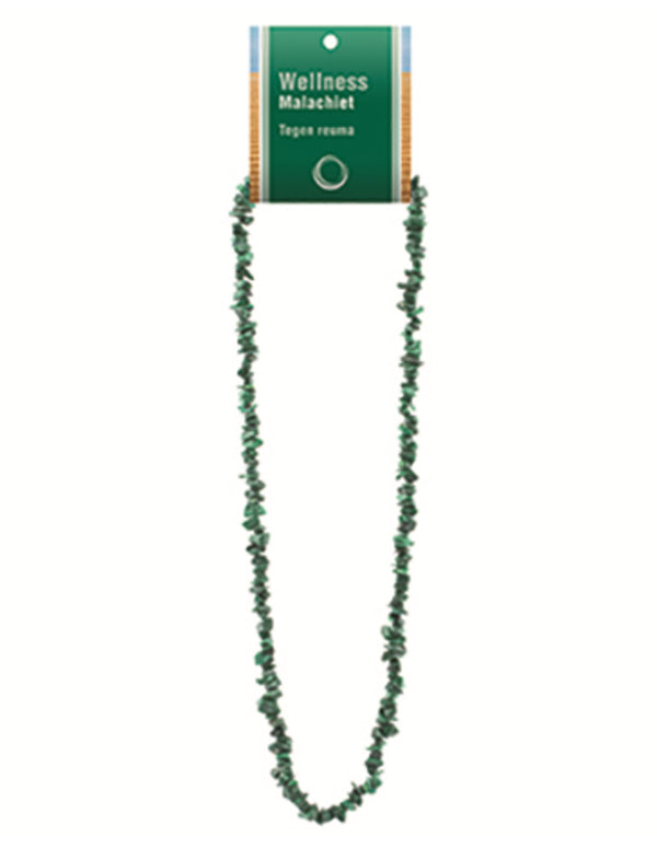 Malachiet edelsteen splitketting