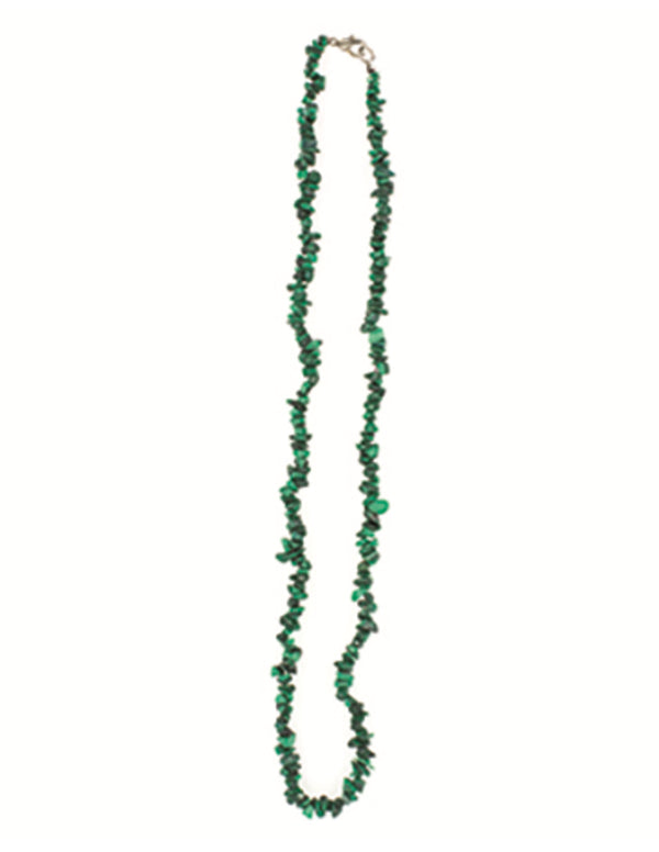 Malachiet edelsteen splitketting
