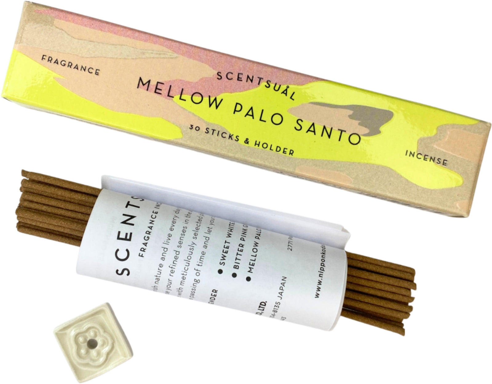 Mellow Palo Santo Scentsual Nippon Kodo - Wierook Stokjes