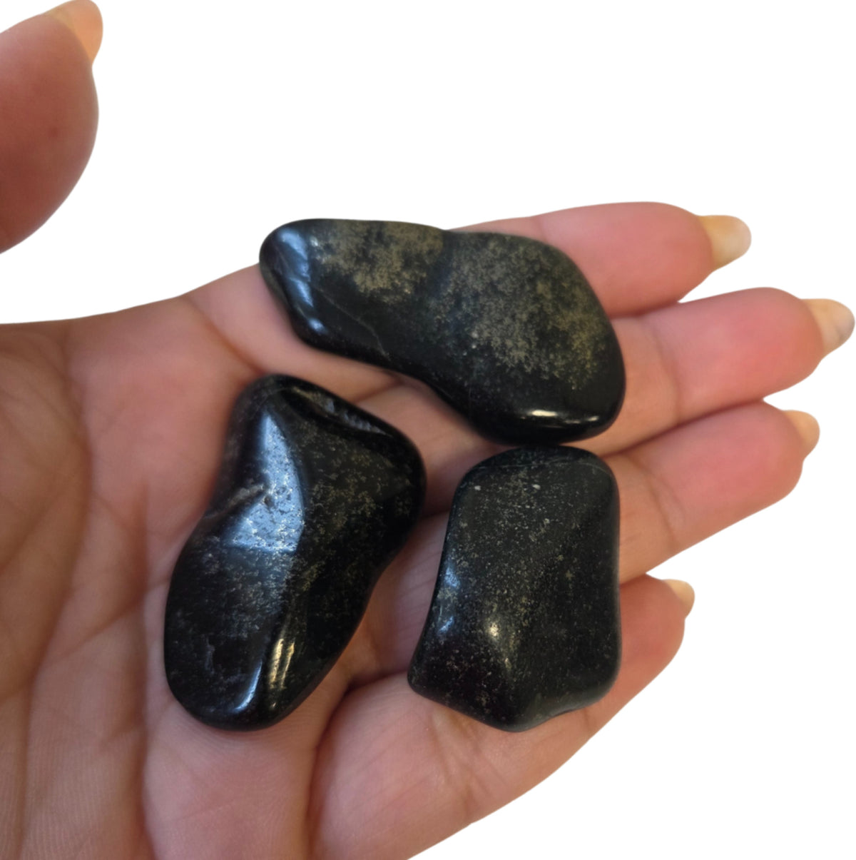 Midnight Lemurian Jade trommelstenen 100 gram