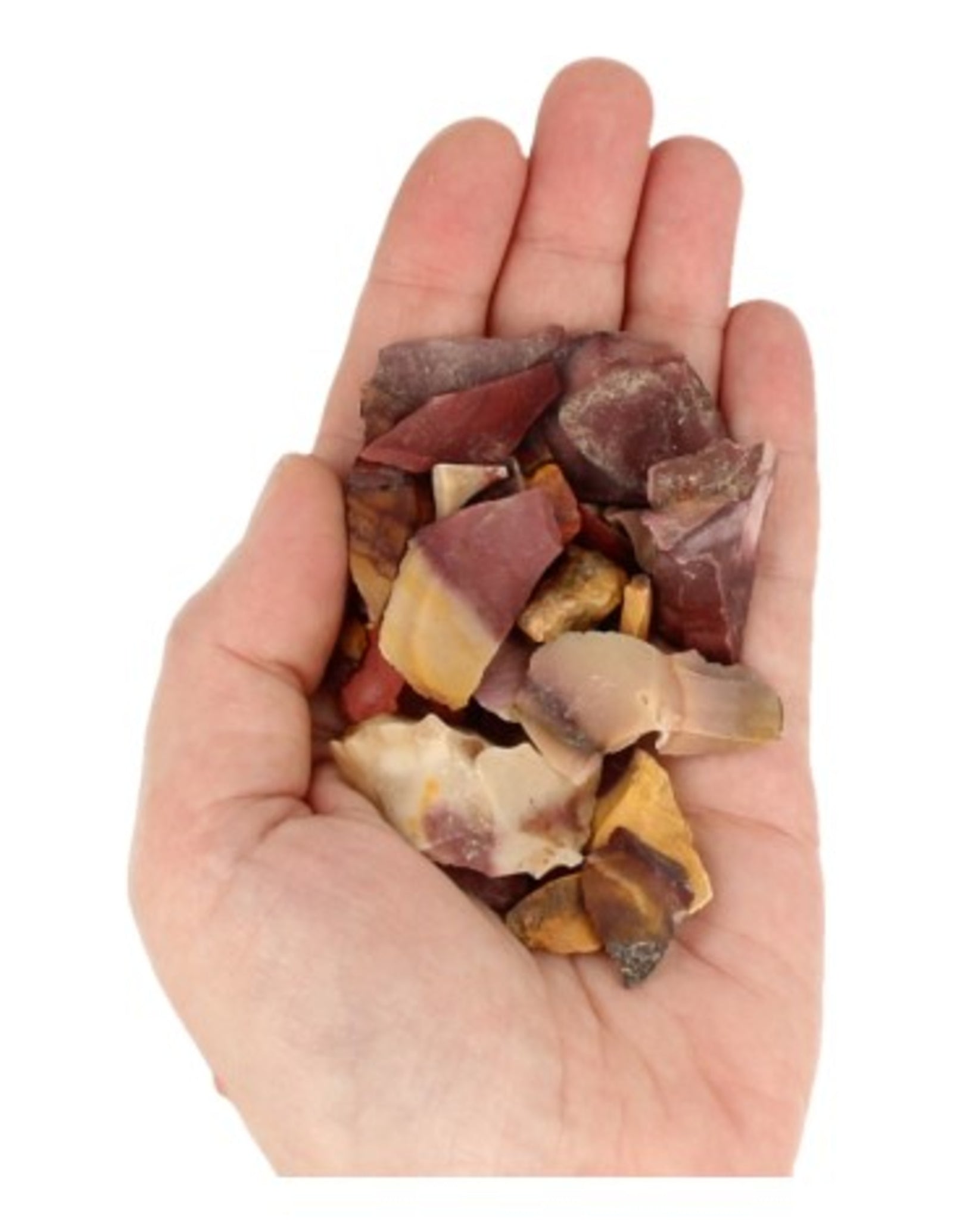 Mokaiet decostenen ruw in koker 700 gr.