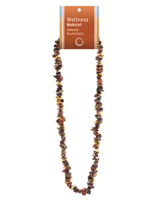 Mokaiet edelsteen splitketting
