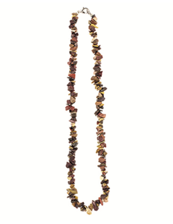 Mokaiet edelsteen splitketting