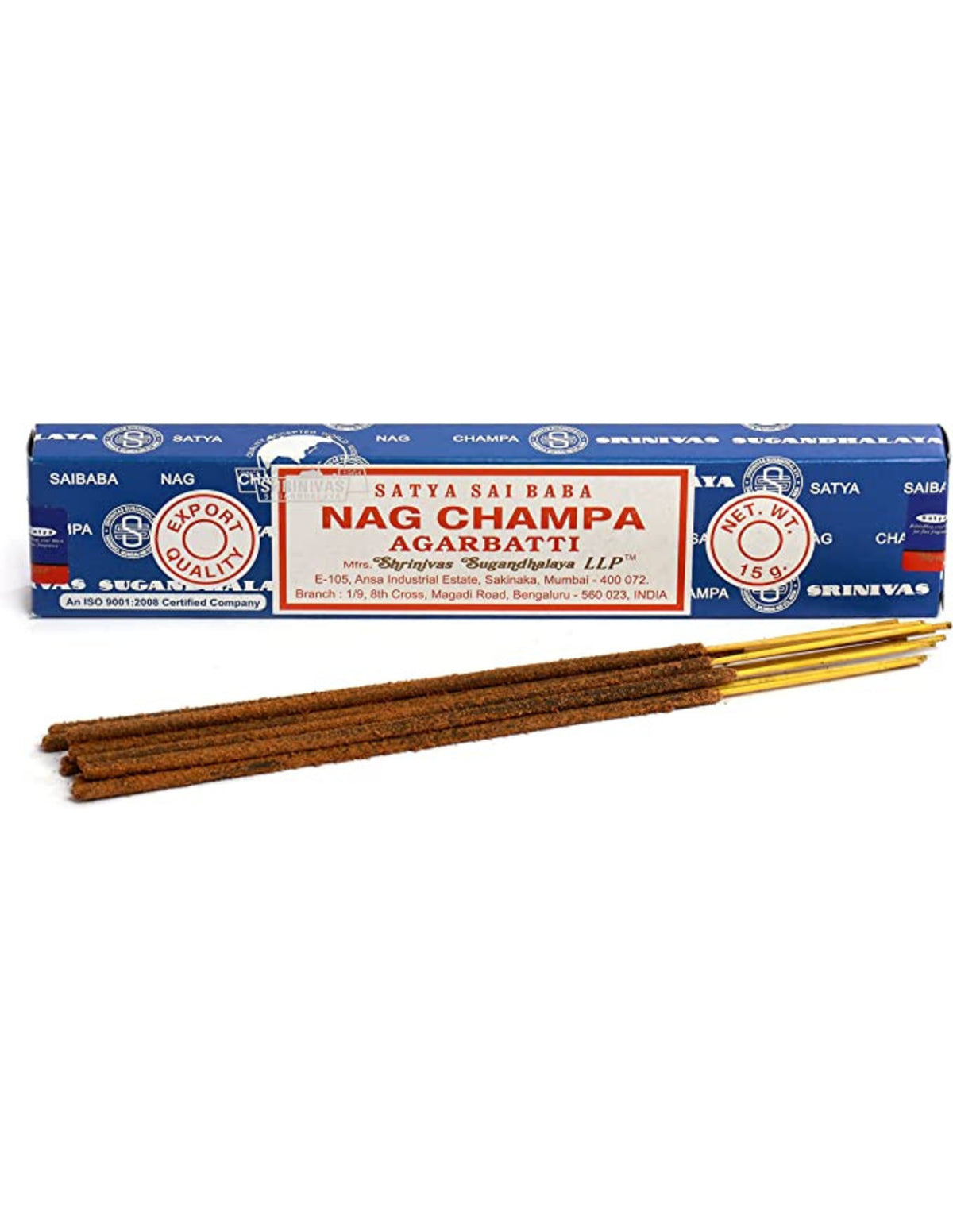 Nag Champa 15 gram wierook stokjes