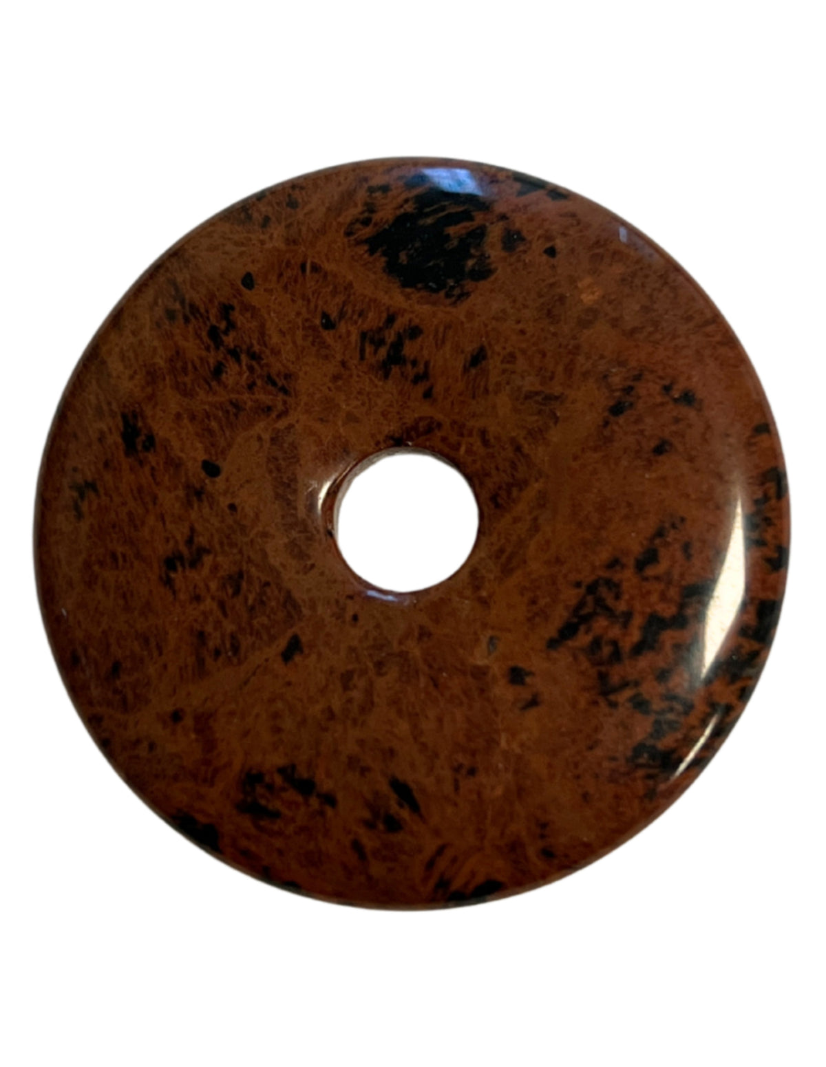 Obsidiaan mahonie donut 40 mm