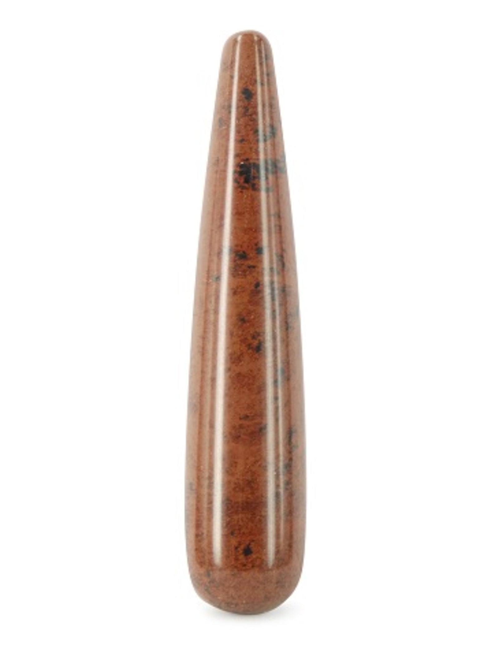 Obsidiaan mahonie massage griffel