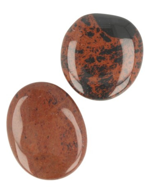 Obsidiaan mahonie edelsteen zaksteen