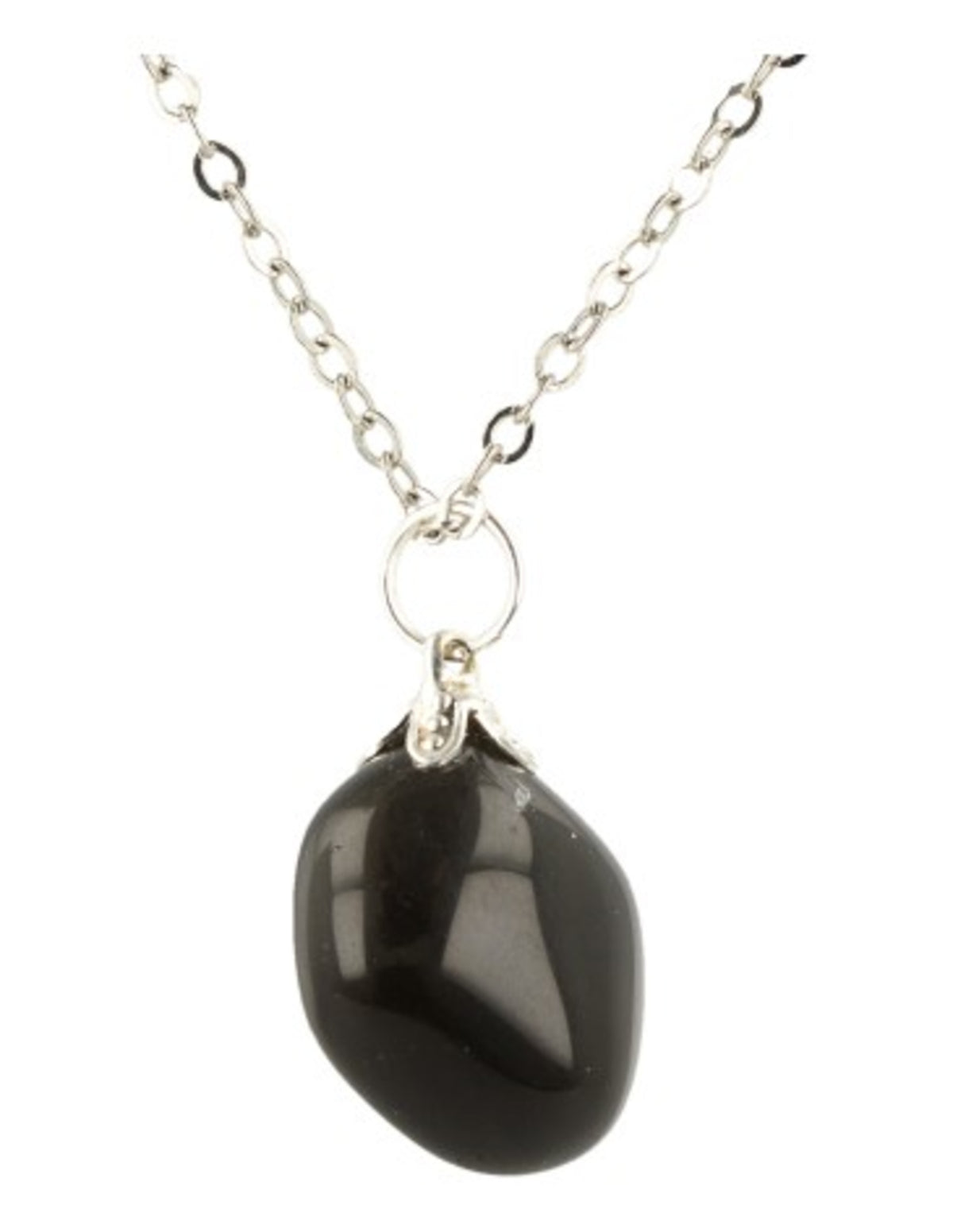 Obsidiaan regenboog edelsteen hanger