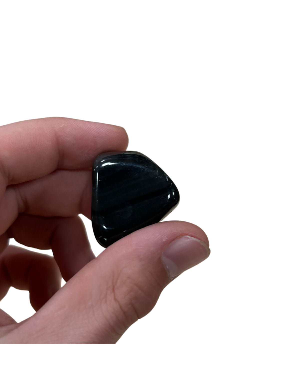 Obsidiaan regenboog trommelstenen 250 gr. (mt3)