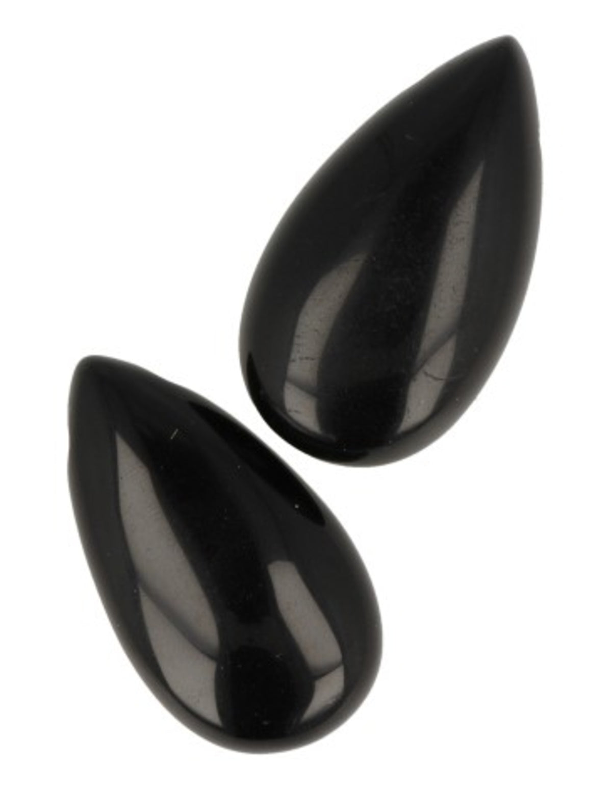 Obsidiaan zwart edelsteen druppel hanger